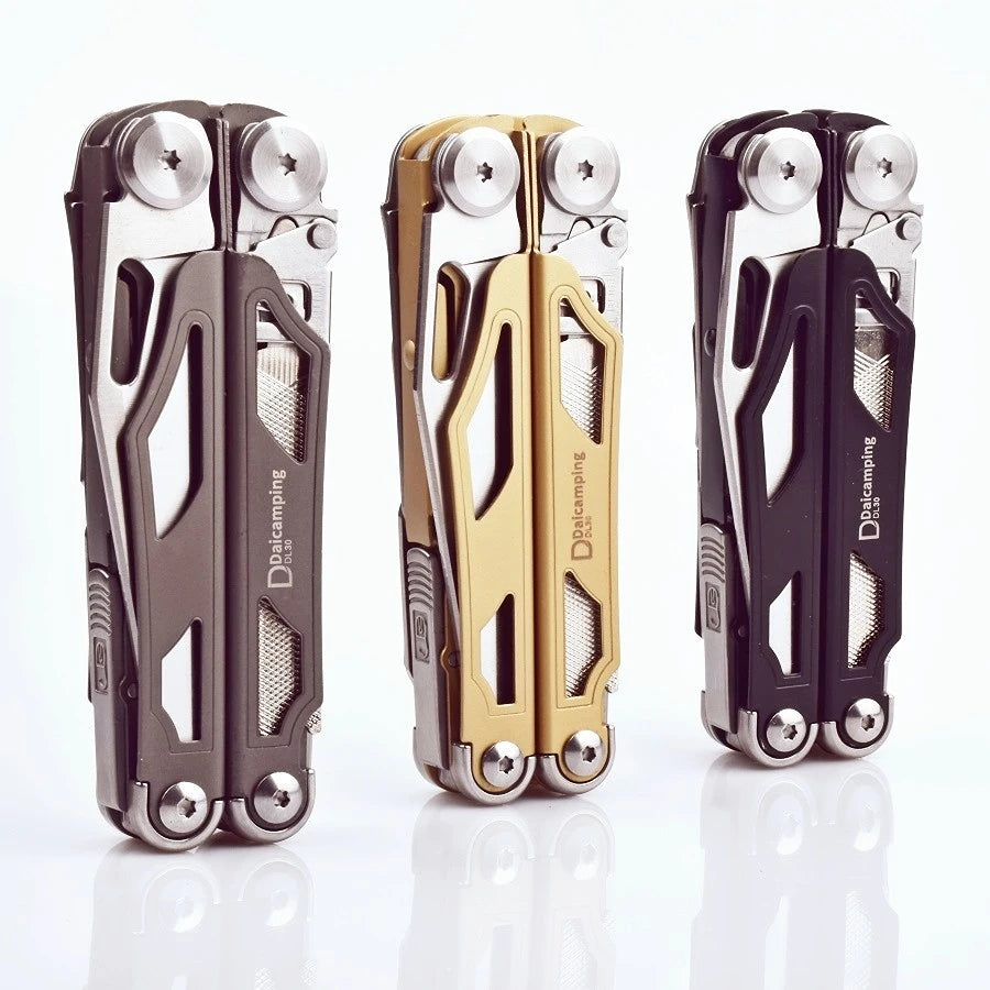 Daicamping DL30 Replaceable Parts Hand Multi Tools Multi-tool Cutter EDC Multitool Survival Gear Plier Swiss Army Folding Knives
