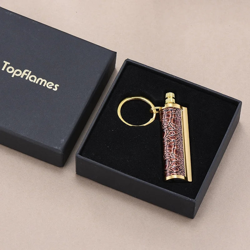 Vintage Permanent Lighter 10000Strikes Flint Metal Match Waterproof Reusable Fire Starter Portable Outdoor Camping Ignition Tool