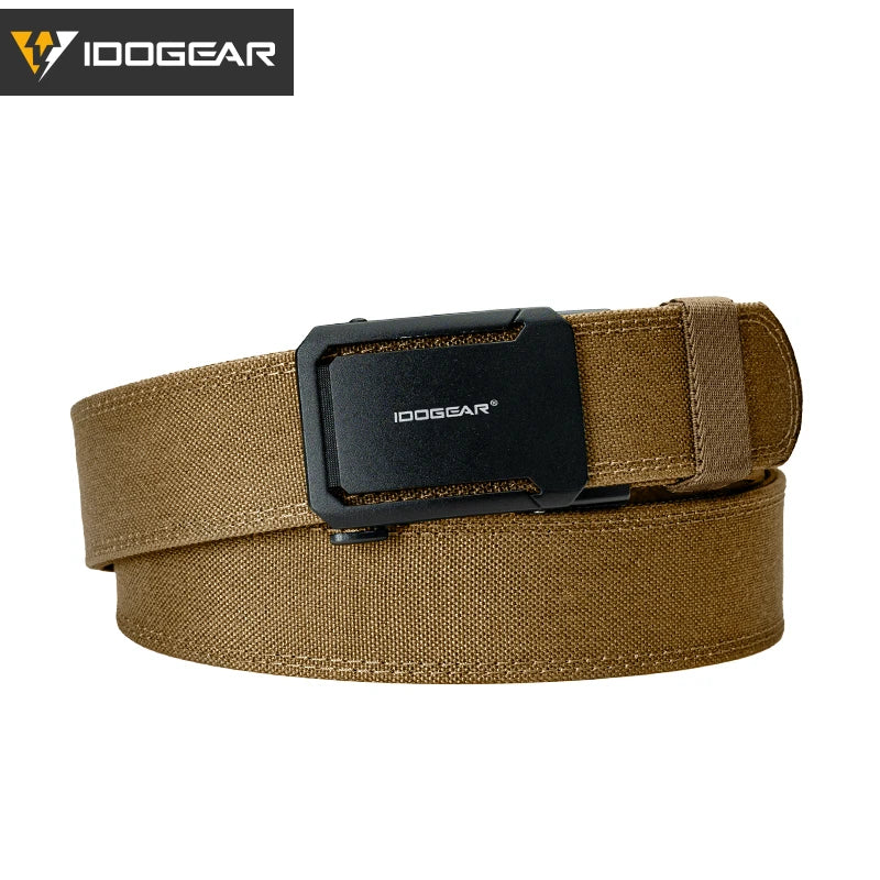 IDOGEAR SPORTS Quick-Adjust Tactical Ratchet Belt | Heavy-Duty 1.75" 1000D Nylon for EDC, CCW & Duty Use 3439