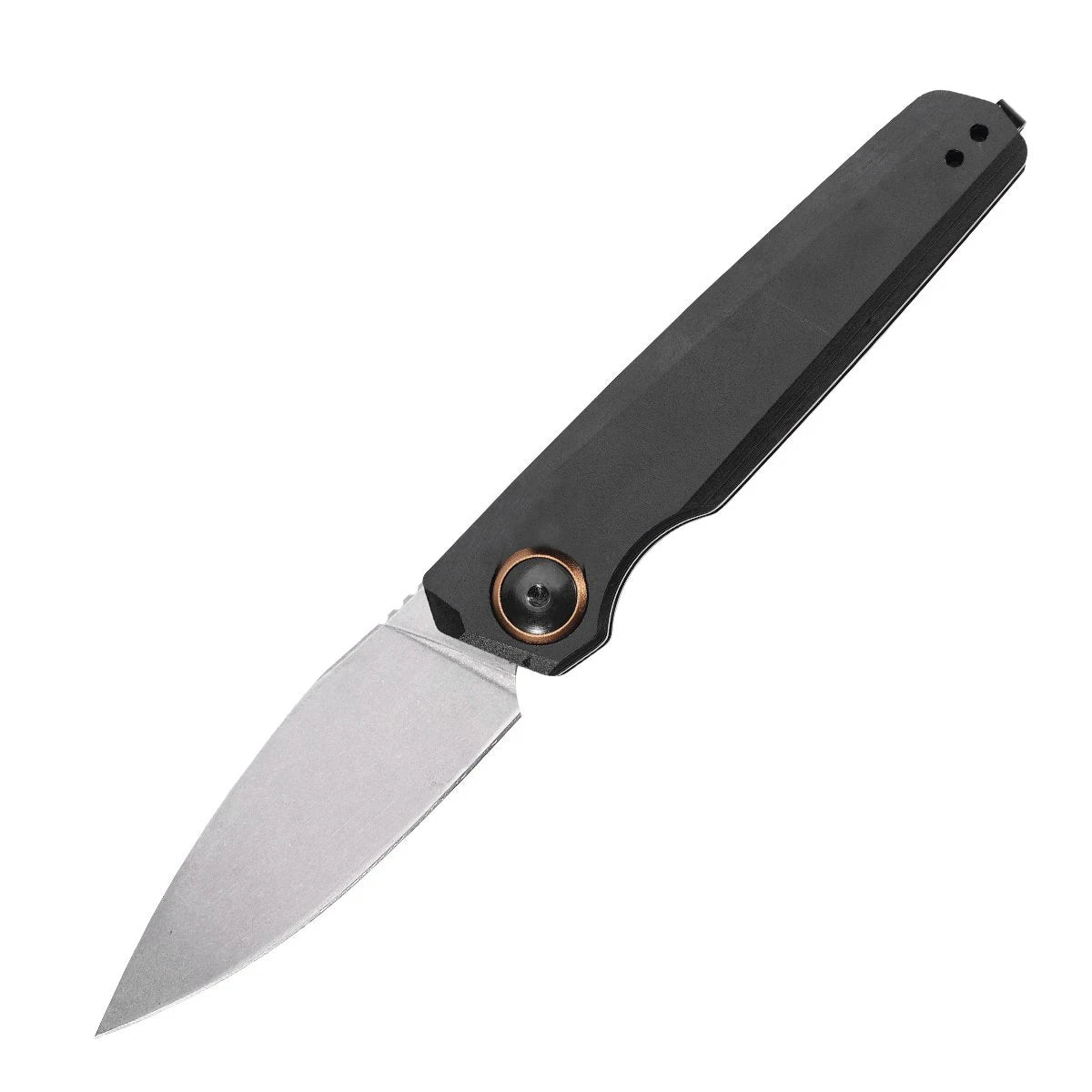 3-inch Folding Pocket Knife CPM-154 Steel Blade Aluminum Handle with Pocket Clip for Outdoor Camping And Everyday Carry