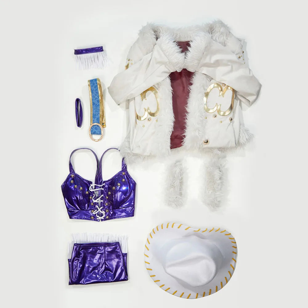 Miccostumes Women's Straw Pirates Anime Cosplay Costume with Complete Accessory Halloween Party Comic Con
