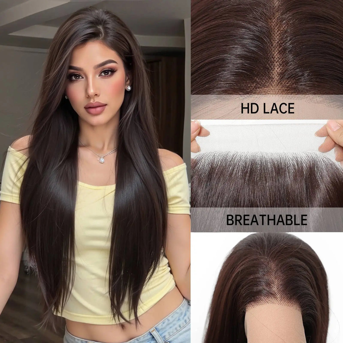 Halloween Wig Long Straight Ash Pink 13x4 HD Lace Front Wig 30 Inch Heat Resistant Fiber Synthetic Wig Glueless Synthetic Transparent Lace Frontal Wigs Pre Plucked Pastel Rose Gold for Women