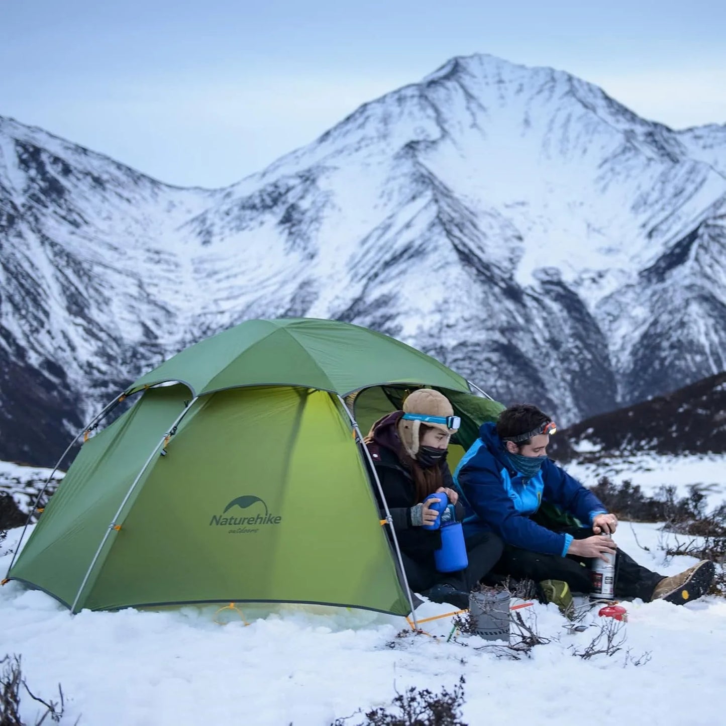 Naturehike Cloud Peak 2 Person Tent Ultralight Waterproof Camping Tent 4 Season Nylon Backpacking Traveling Tent