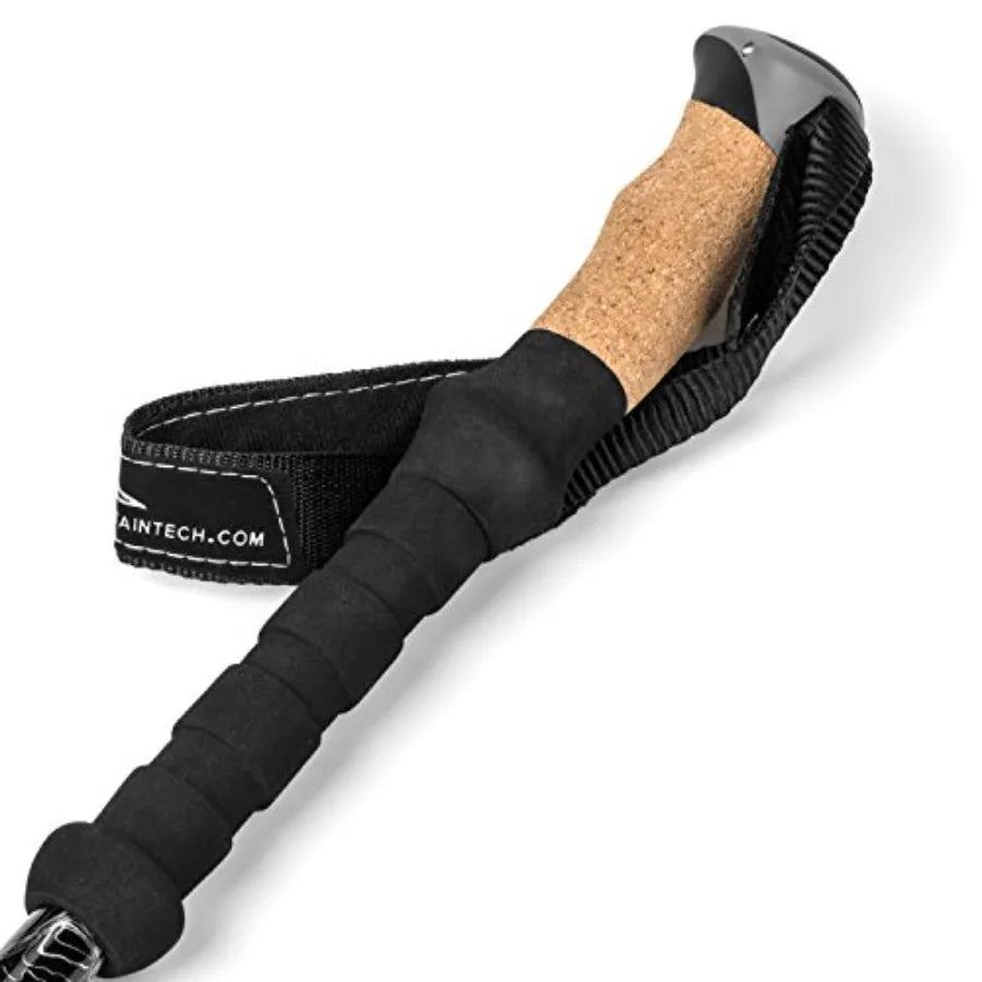 Trekking Poles - Walking or Hiking Sticks with Quick Adjustable Locks