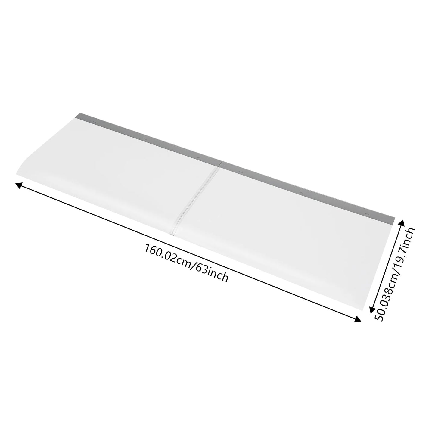 Rain Shelter Cover Rainproof Door Window Awning Invisible Outdoor Front Door Overhang Canopy High Quality 160x49cm/200x34.5cm