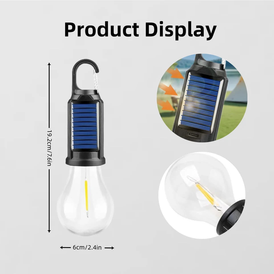 USB Rechargeable Outdoor LED Lamp Bulbs High Brightness Emergency Light Hook Up Camping Fishing Portable Lantern Night Lights