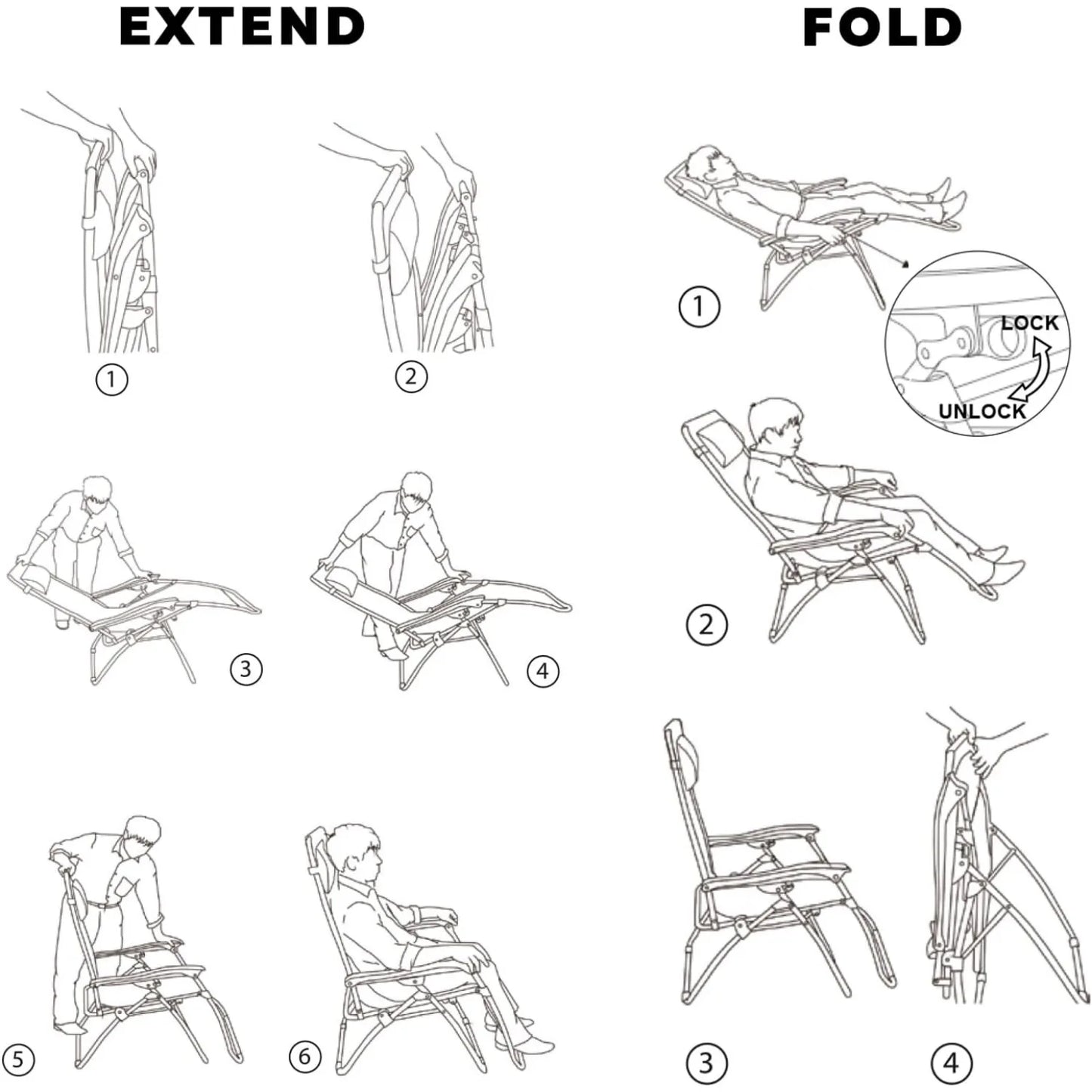 Extra Wide Zero Gravity Chairs Set of 2 Folding Recliner with Cup Holder for Outdoor Camping Yard Support 350 LBS