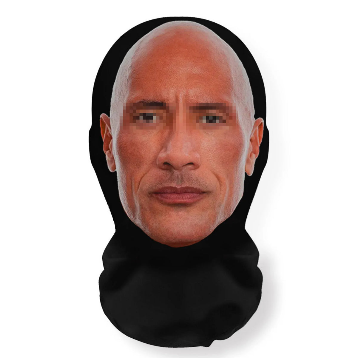 3D Printed Funny Full Face Mask Elastic Mesh Balaclava with Ice Silk Sunscreen Scarf Breathable Halloween Cosplay Party Costume Prop for Men Women