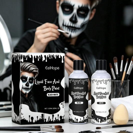 EELHOPE Halloween Party Quick Drying Paint Lasting Waterproof Non Irritating Formula Create Vampire Looks Halloween Body Paint