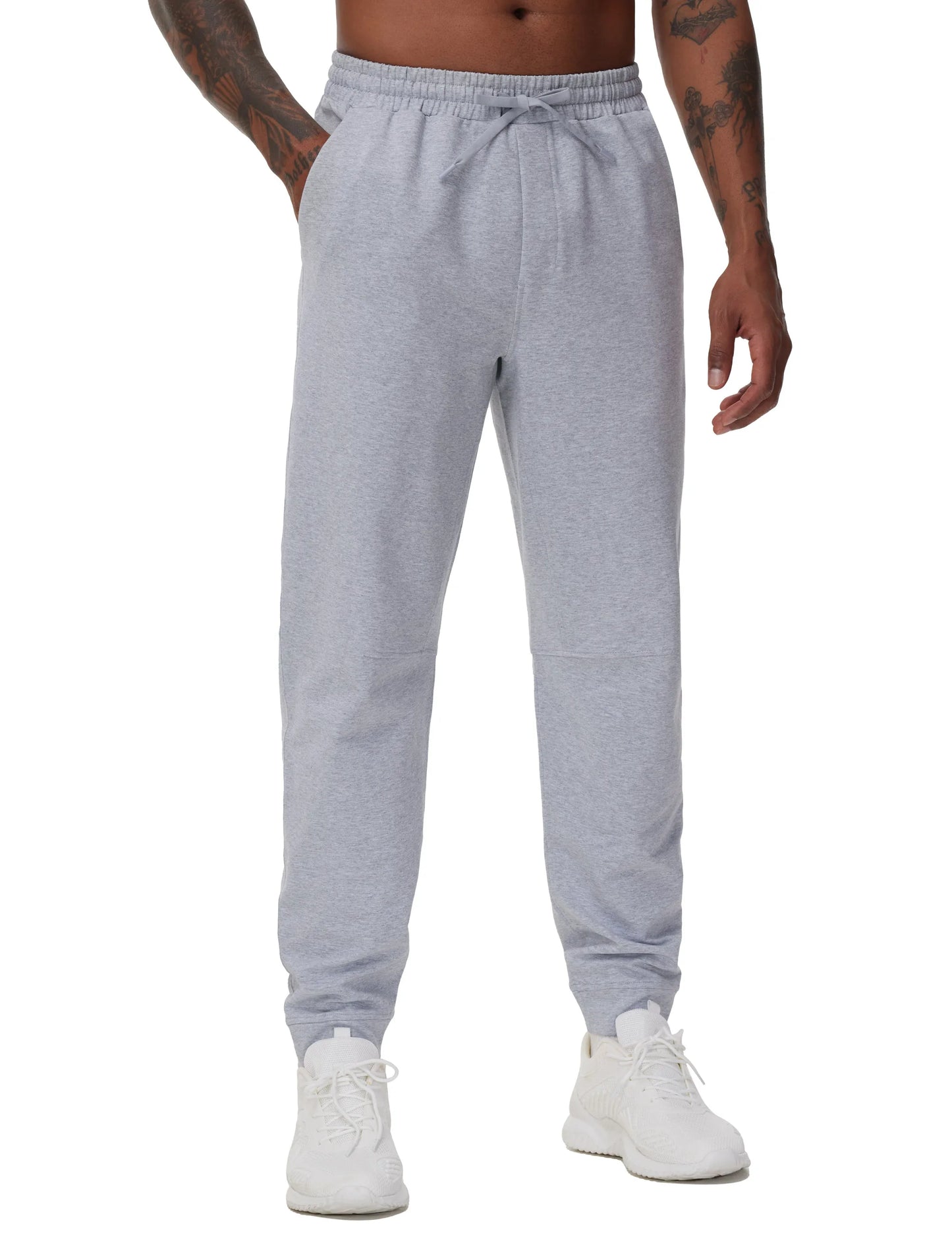 THE GYM PEOPLE Men's Drawstring Workout Joggers Pants Lightweight Tapered Running Lounge Sweatpants with Pockets