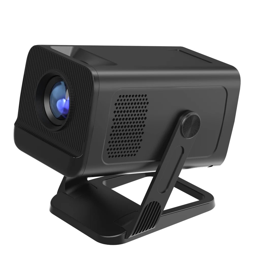 LYNCast Smart Projector with Android 14.0 & WiFi 6, 4K Support, Wireless Screen Mirroring X1, Perfect for TV Series, Movies, Gaming, Anime, Sports, K-Dramas, Concerts