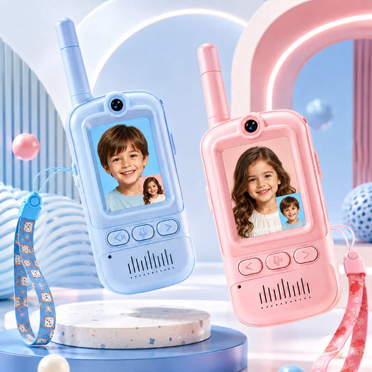 Child‑Friendly Visual Conversation Play Set, Portable Rechargeable Kids Interactive Communication Toy, Screen‑Supported Play Gadget for Playdate & Children’s Themed Party Present