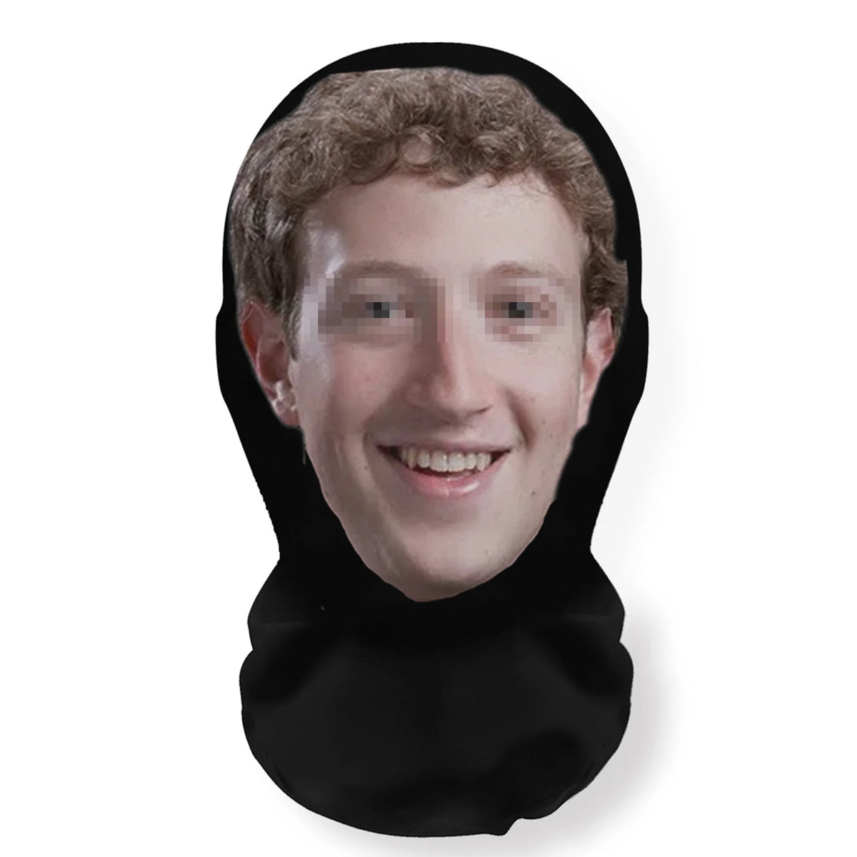 3D Printed Funny Full Face Mask – Elastic Mesh Balaclava Headwear for Halloween Cosplay Party Role Play, Breathable Costume Prop for Men Women