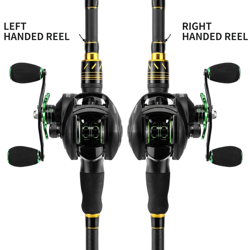 LINNHUE Best Baitcasting Reel BS2000 8.1:1 High Speed Spare Spool Reel Fishing Saltwater Fresh Fishing Casting Fishing Reel