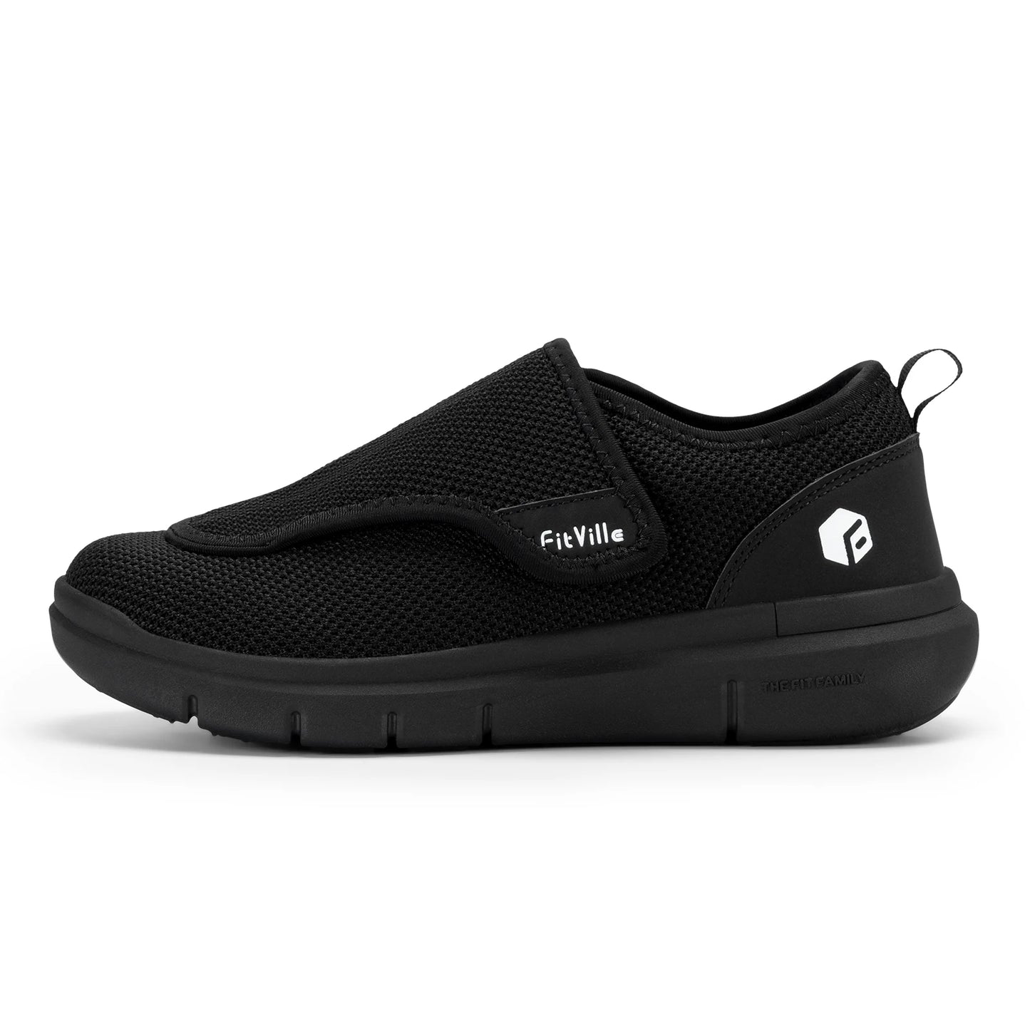 Fittington Diabetic Shoes For Men Extra Wide Slip-on Loafers Swollen Feet Adjustable Walking Shoes For Elderly Foot Pain Relief