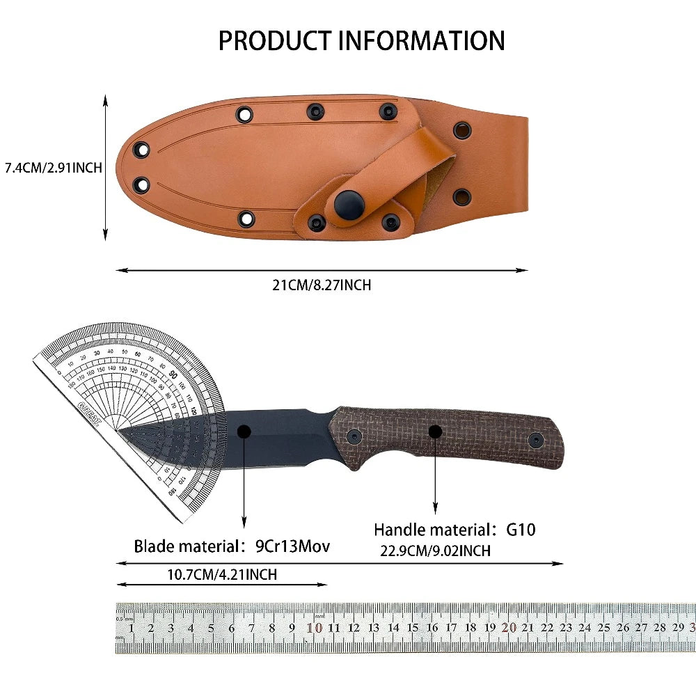0004 Multi-functional Sharp Knife - Outdoor Jungle Hiking EDC Tool Knife for Men Camping Knife Precise and Durable Men's Gift