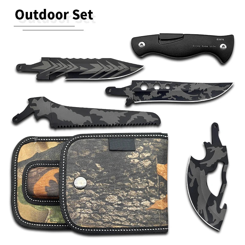 Outdoor Knife Sets, Camping Knives, Mountaineering and Adventure Knives, Hiking Knives, Recommended Gifts for Men