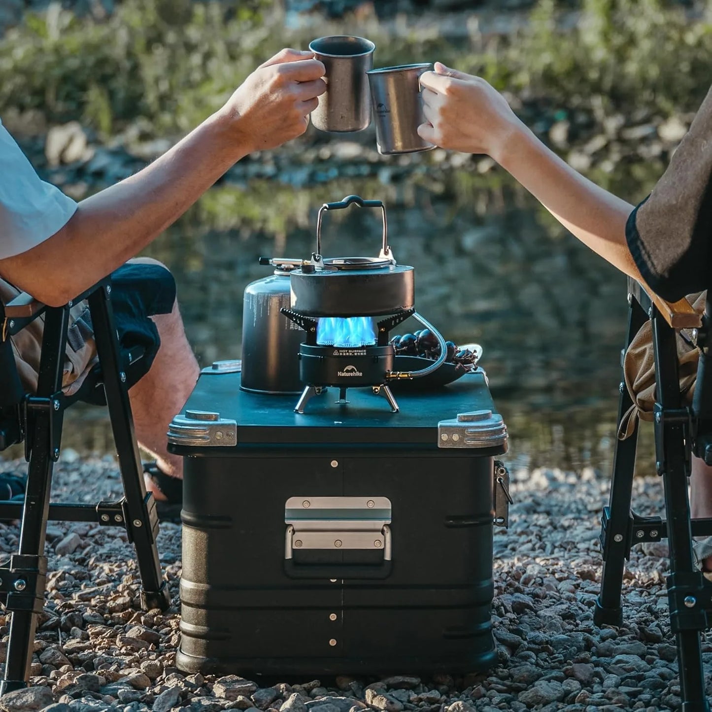 Naturehike Camping IGT Stove Outdoor Foldable Gas Stove Butane Fuel Stove Tourist Gas Burner Picnic Stove Cookware