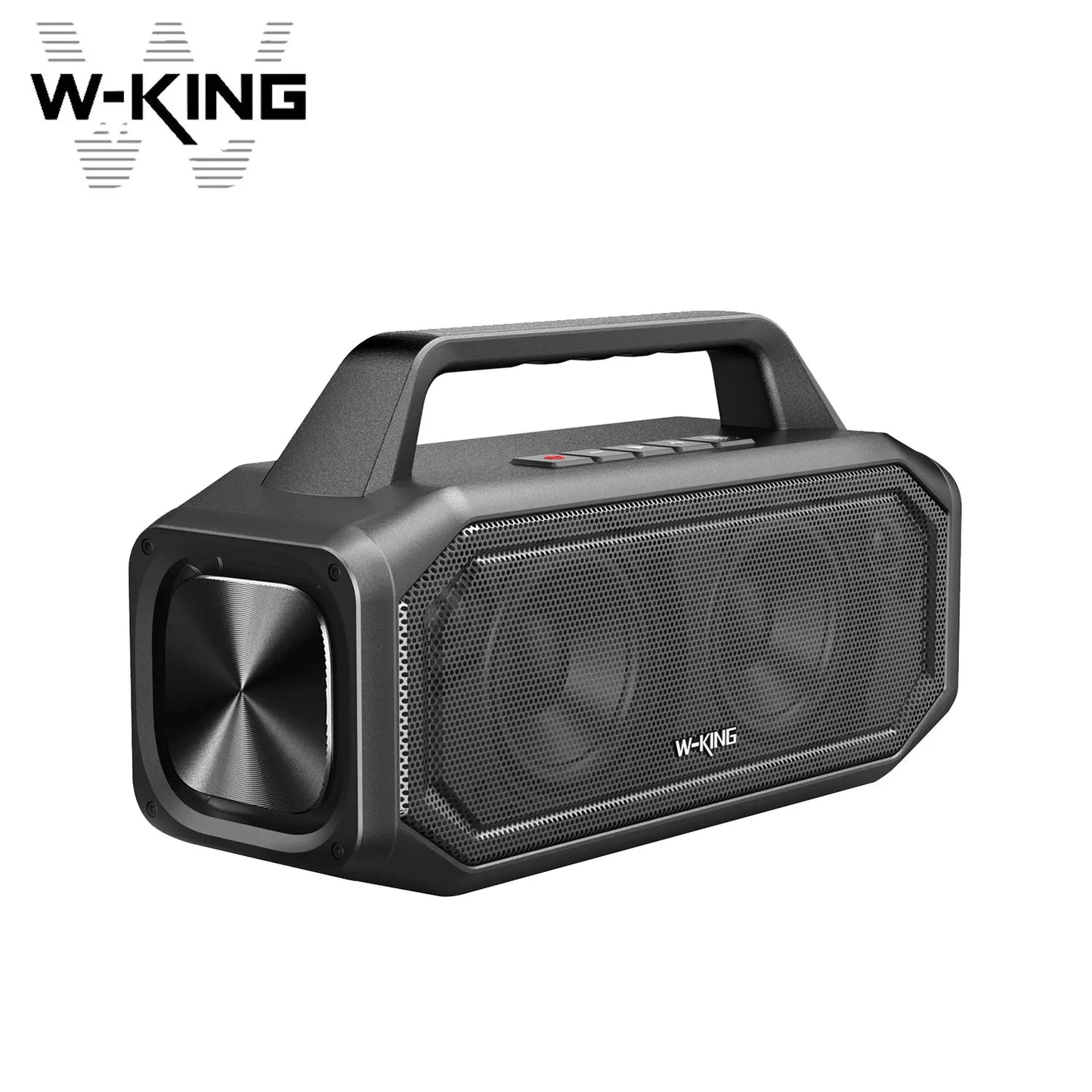 W-KING BT261-2 Portable Bluetooth 80W Wireless Speaker, IPX6 Waterproof Loud with Bass Boost, Stereo Pairing, Reverse Charging