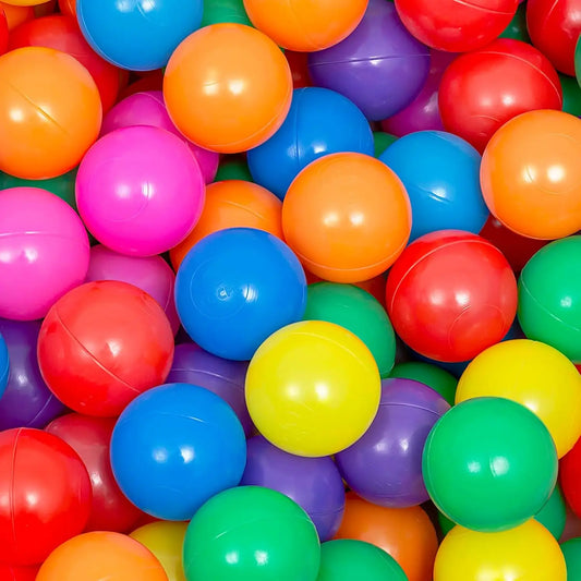 Ball Pit Balls 2000 Count for Kids, 2.2" BPA Free Non-Toxic Crush Proof Plastic Balls, 7 Bright Colors for Ball Pits, Playpen