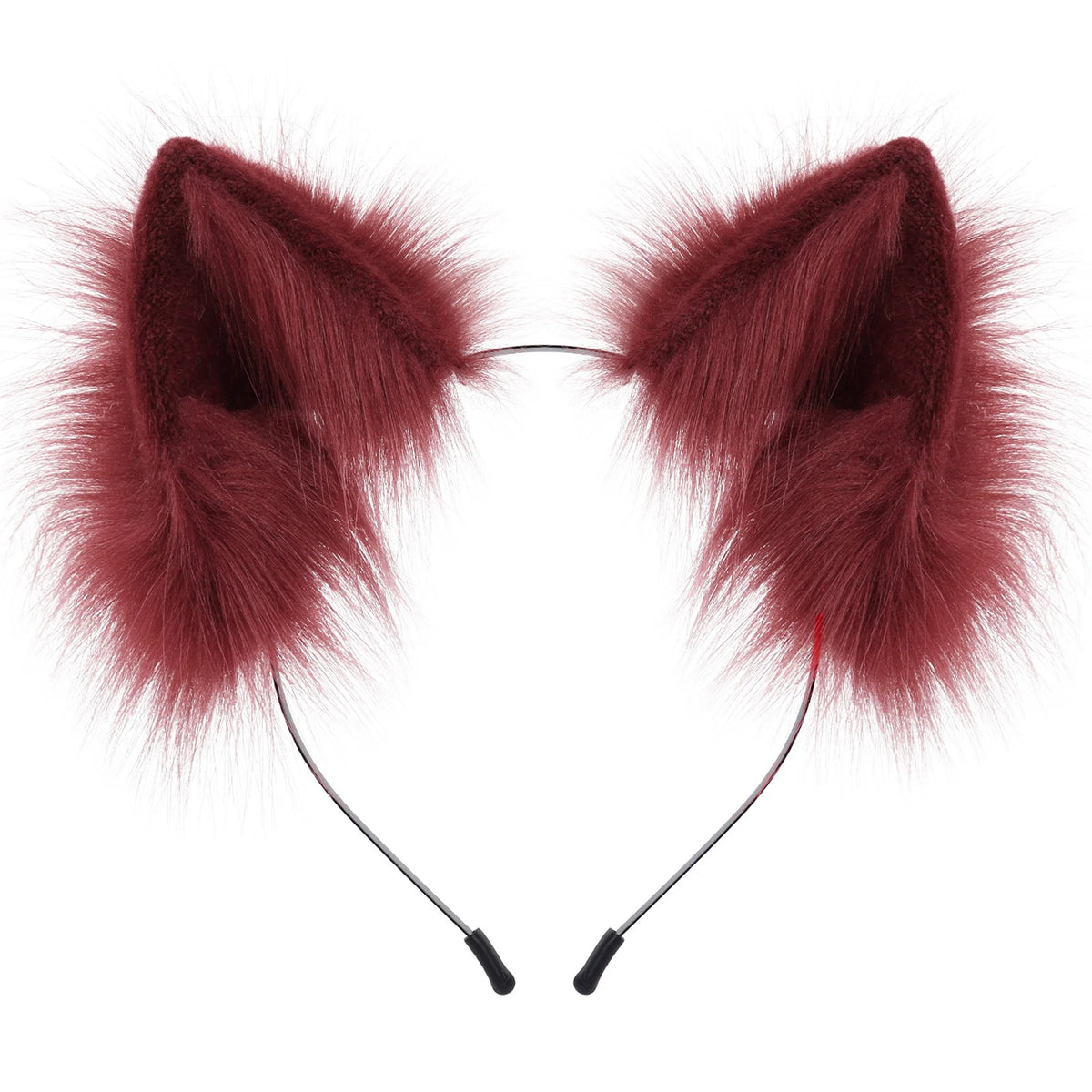 Cute Cat Ears Headband Plush Animal Ears Hair Hoop Party Headpiece Costume for Kids Adults Halloween Dress Up