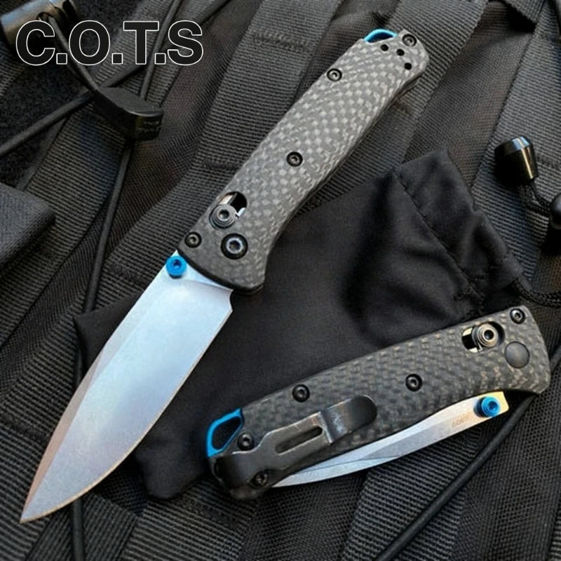 BM 535-3/533-3 Bugout AXIS Folding Knife Carbon Fiber Handles Outdoor Camping Hunting Pocket Tool with Box Christmas Gift