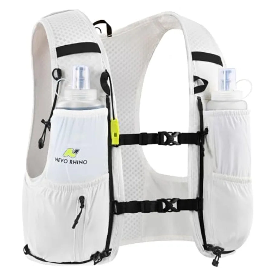 Running Vest for Women Men Hydration Backpack with 2 TPU 500ML Soft Flask Lightweight Breathable Running Hydration Vest for Tri