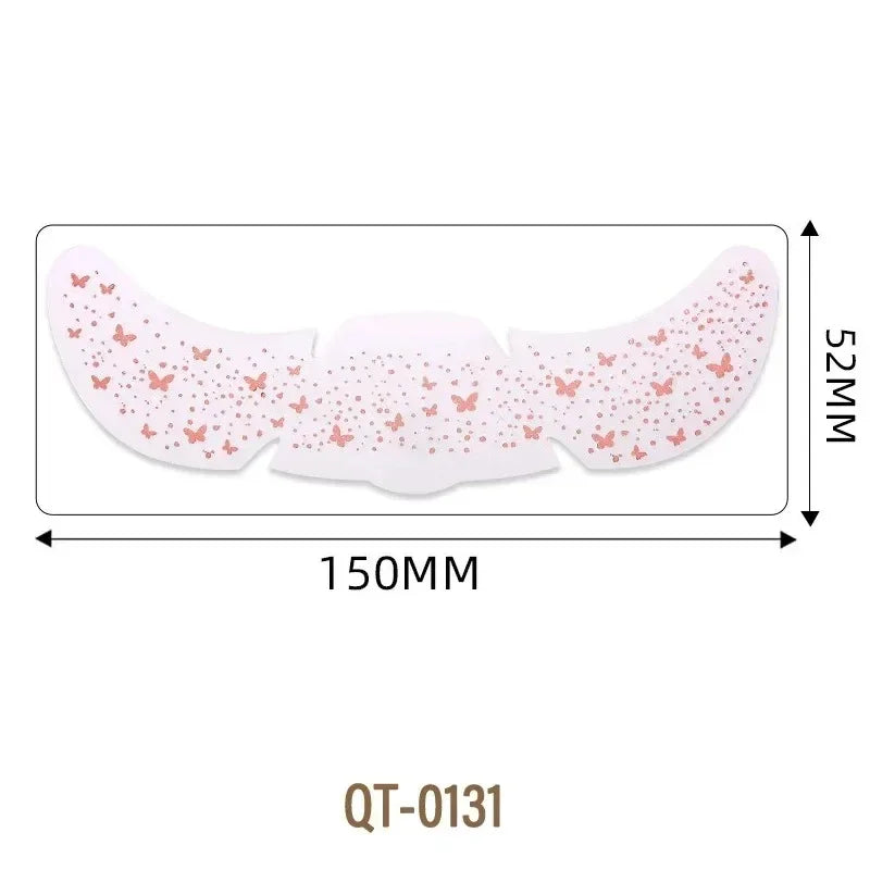 6 Sheets Hot Stamping Freckles Makeup Patches Glitter Gold Fake Freckles Temporary Tattoo Stickers for Dance Music Party Makeup