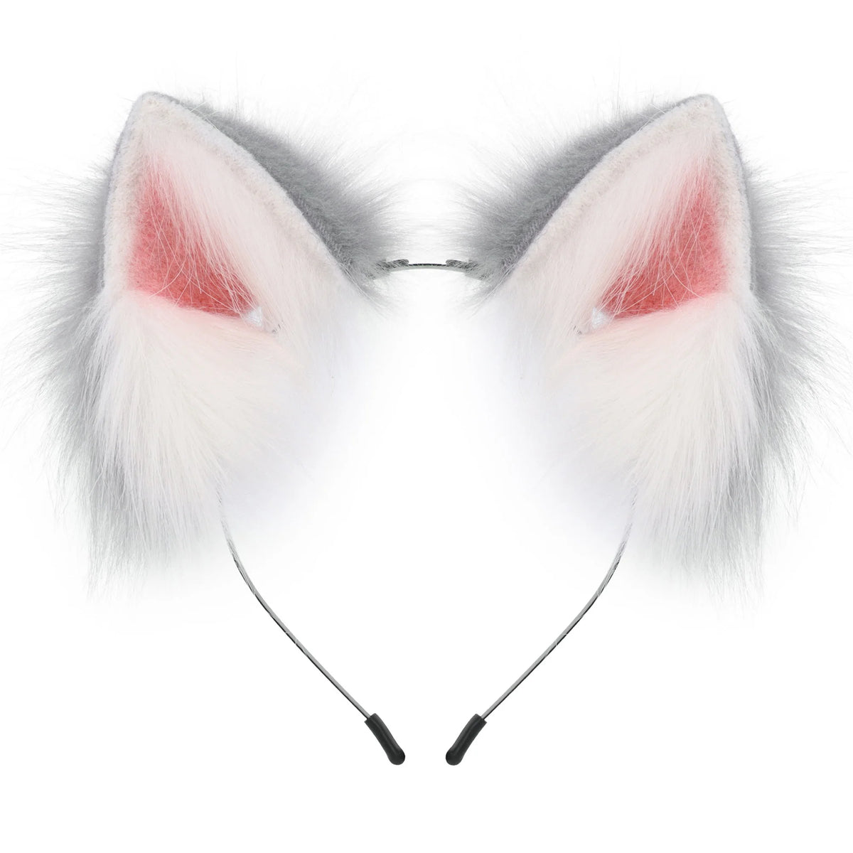 Cute Cat Ears Headband Plush Animal Ears Hair Hoop Party Headpiece Costume for Kids Adults Halloween Dress Up