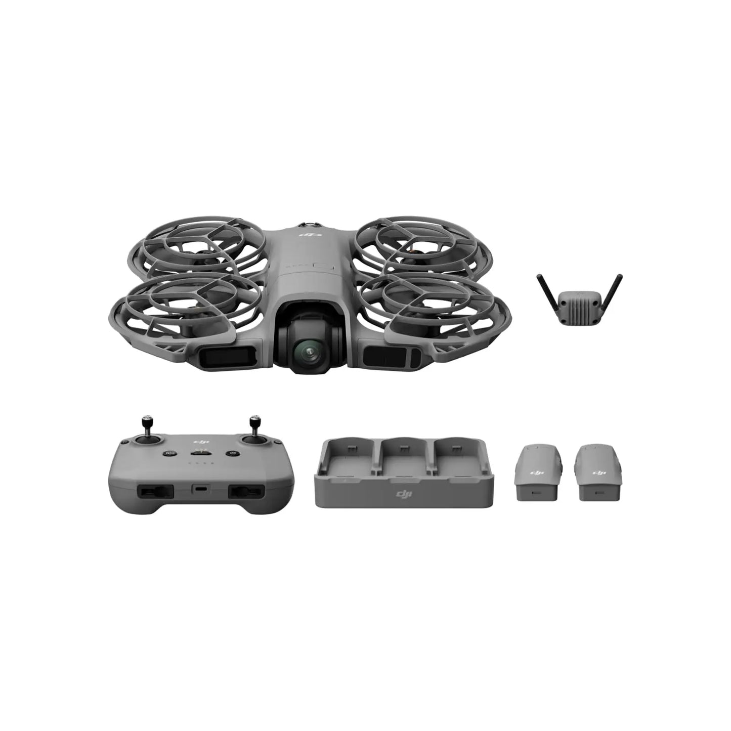 DJI Neo 2 Fly More Combo With RC-N3 Remote Controller Drones, Stable Transmission With Digital Transceiver, Neo 2 DJI 4K Drone for Beginners Wtih 3x Batteries