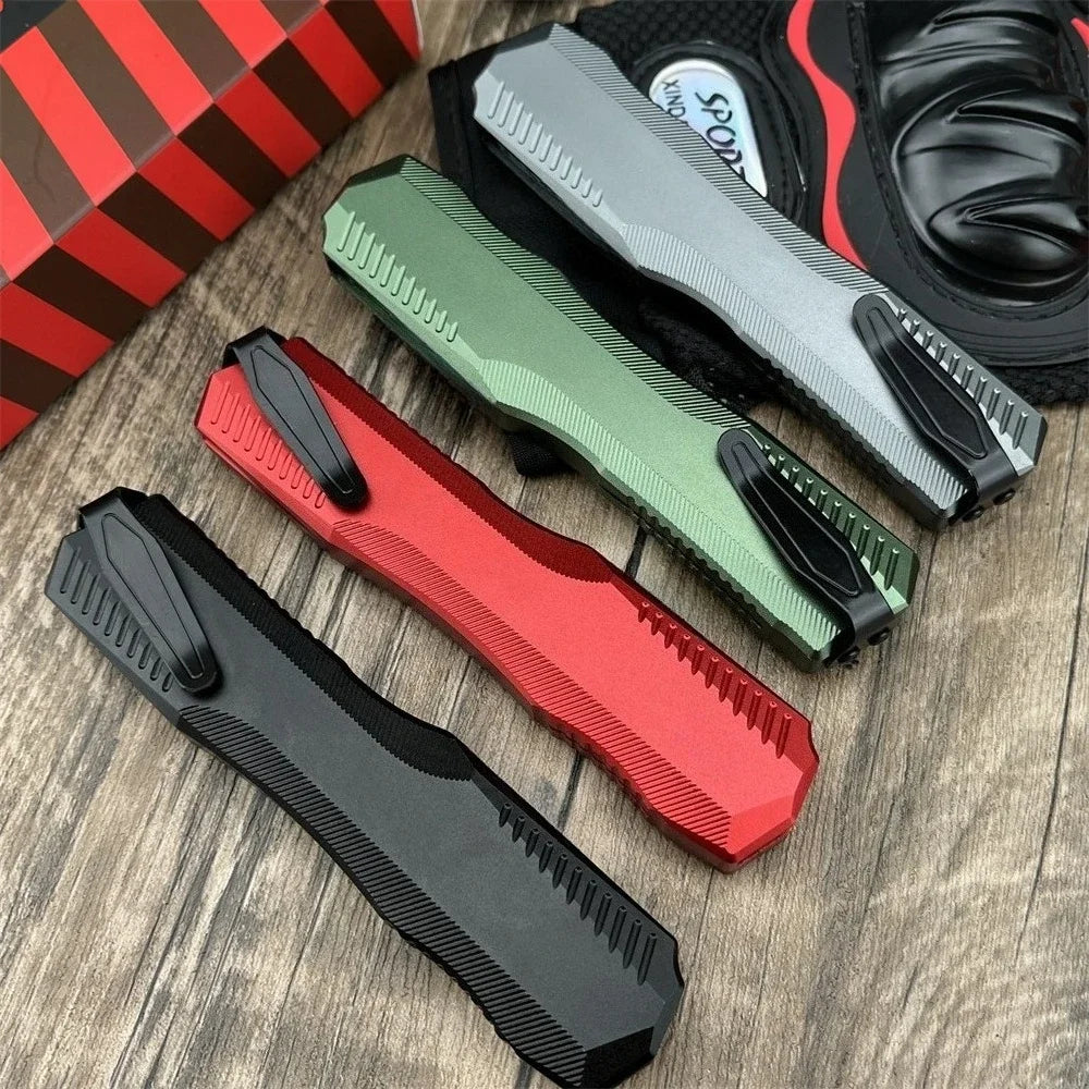 9000 A High-quality T6 Aluminum Handle with D2 Blade Knife Outdoor EDC Rock Climbing Camping Portable Tool