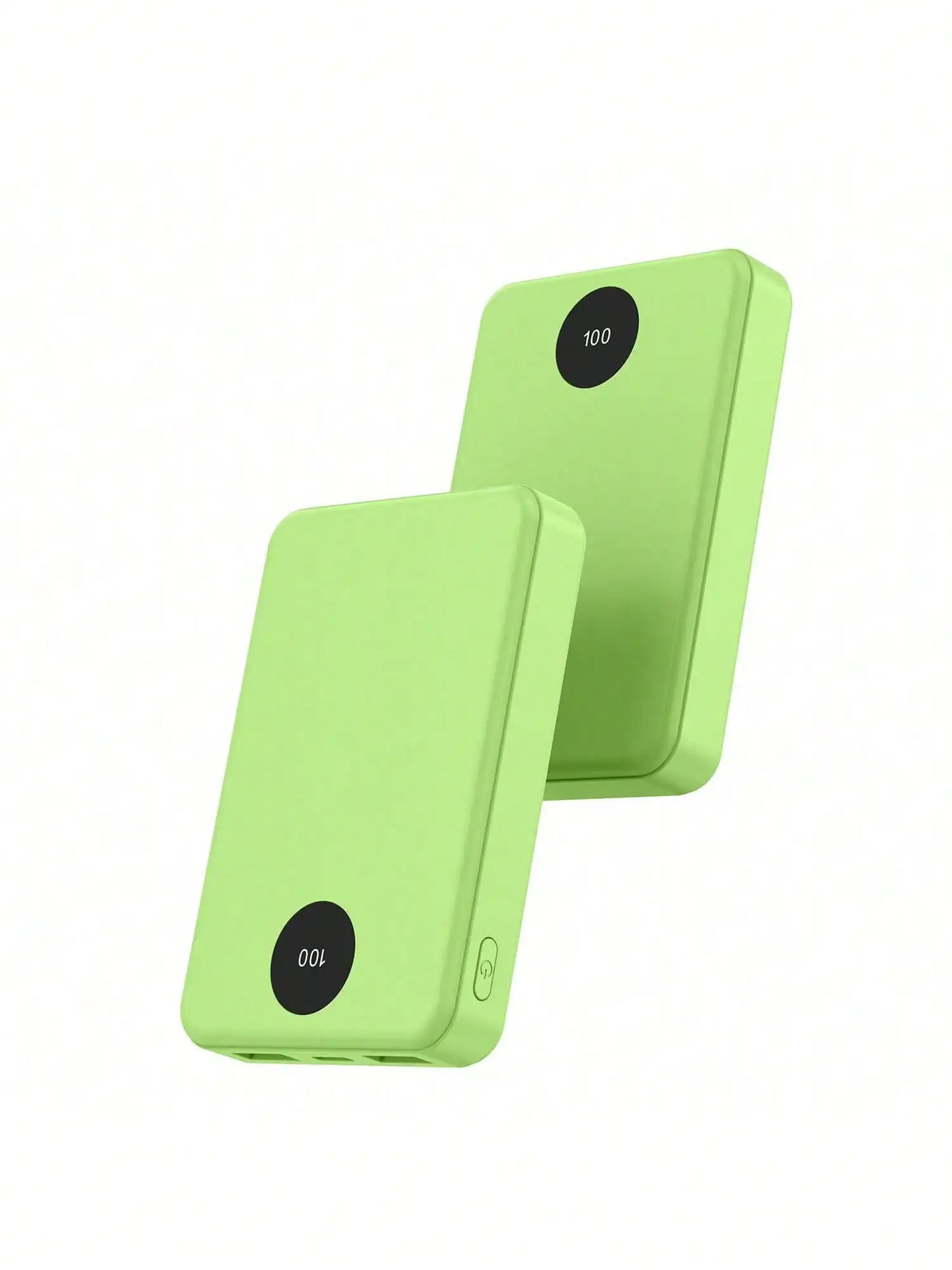 10000mAh Portable Power Bank Mobile Phone Charger, Small And Lightweight, Built-In Type-C Two-Way Charging And Discharging, Equipped With 2 USB-A Ports And Battery Level Display. Can Charge 3 Phones Simultaneously, Compatible