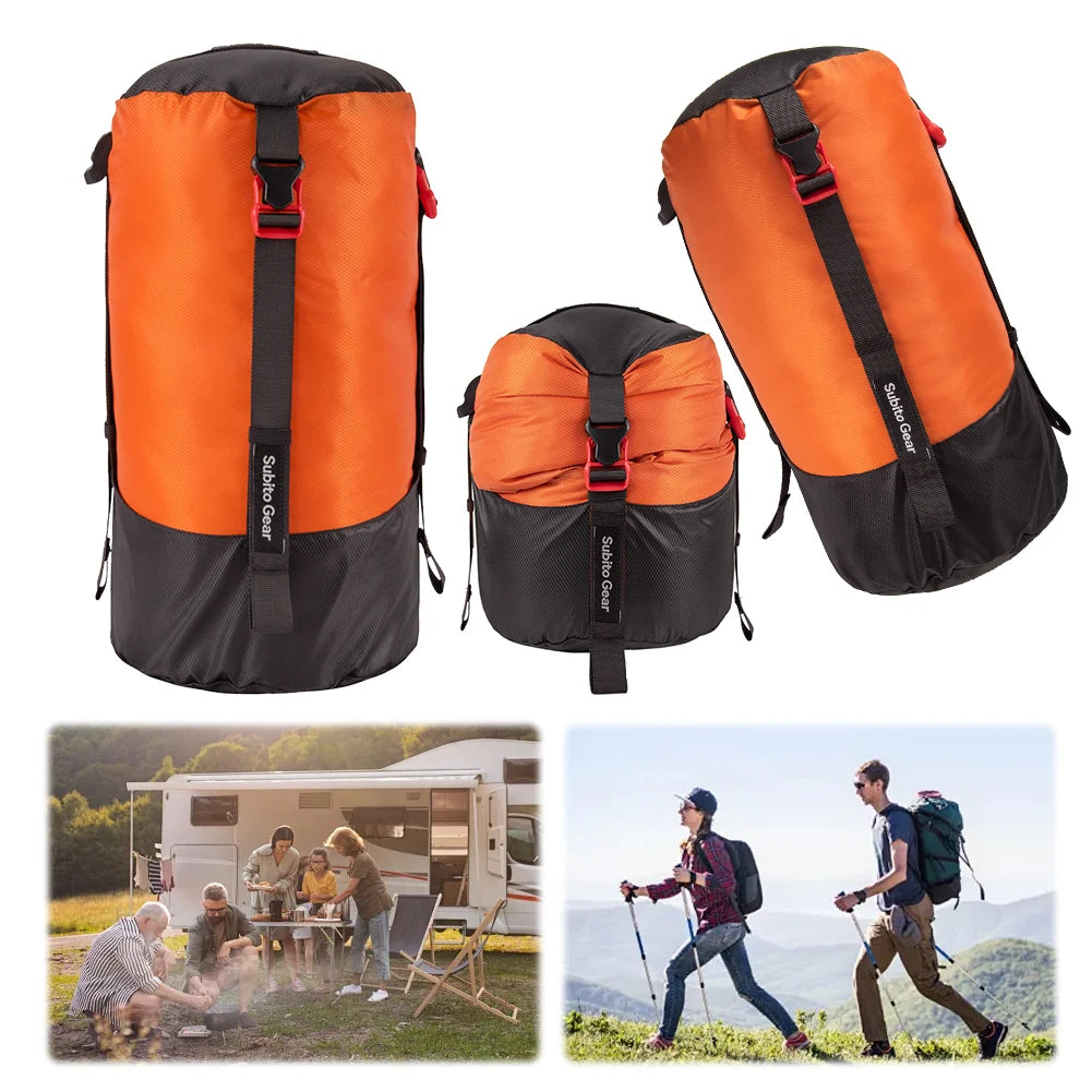 Emergency Sleeping Bag Storage Packs Ultralight Travel Bag Waterproof Camping Sleeping Thermal Blankets Storage Pouch for Hiking
