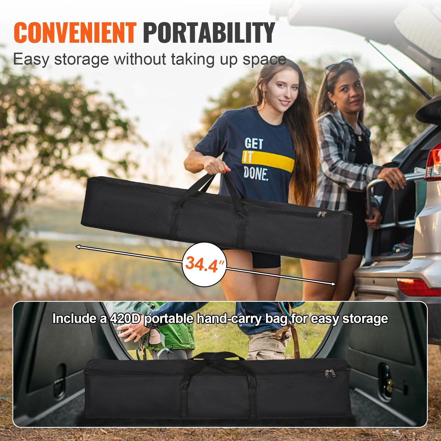 Projector Screen w/ Stand 150in 16:9 4K 1080 HD Portable Projection Screen for Home Office Garden Moive Theater Cinema