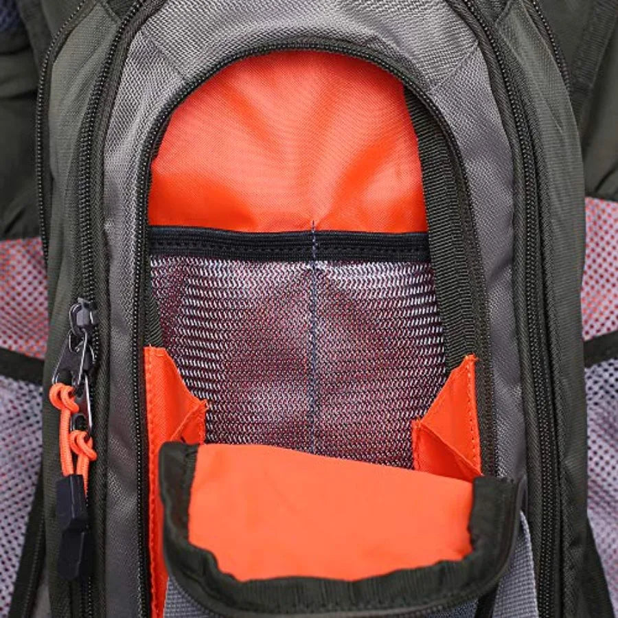 Fishing Vest for Men and Women Outdoor Activity Fly Bass Fishing Vest Backpack Army GreenFV02