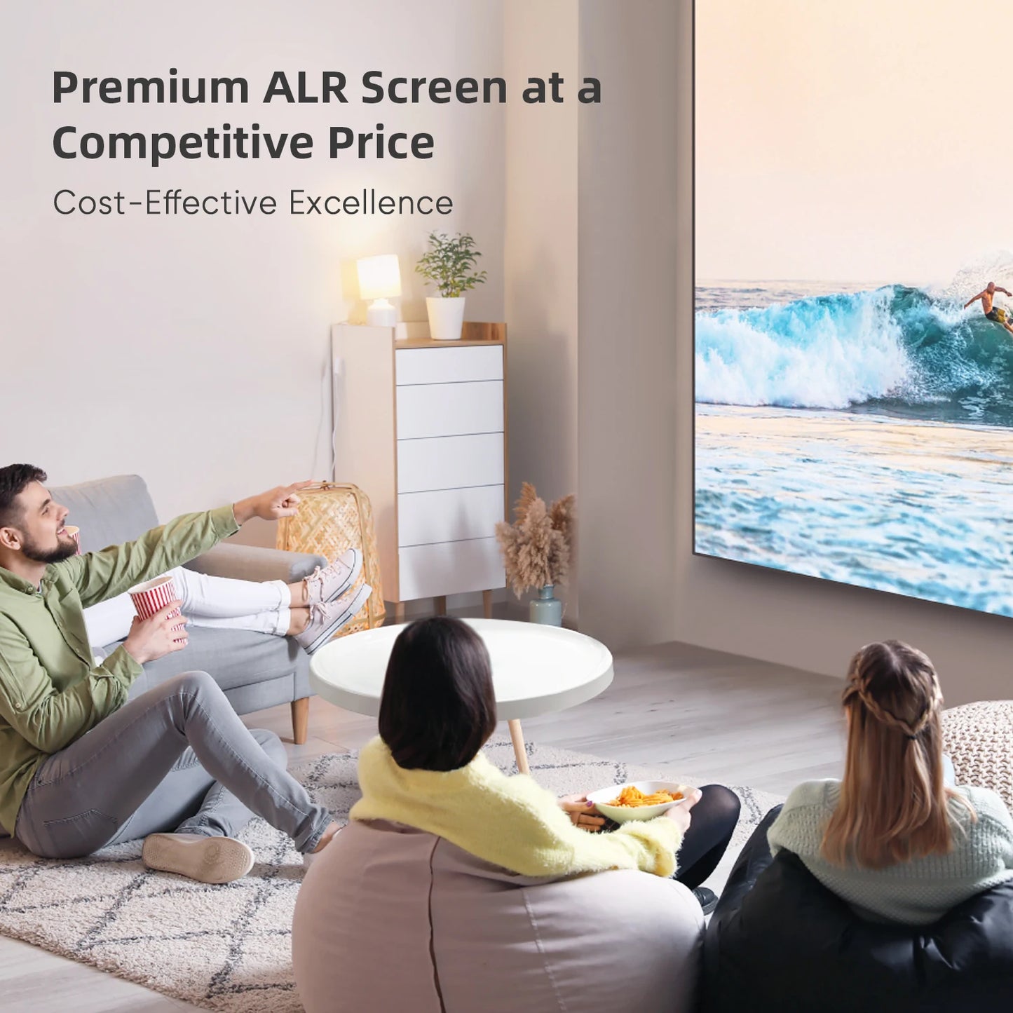 NothingProjector 100-120''Classic Series ALR  Projector Screen CLR 4K UHD For Ultra-Short Throw Projector