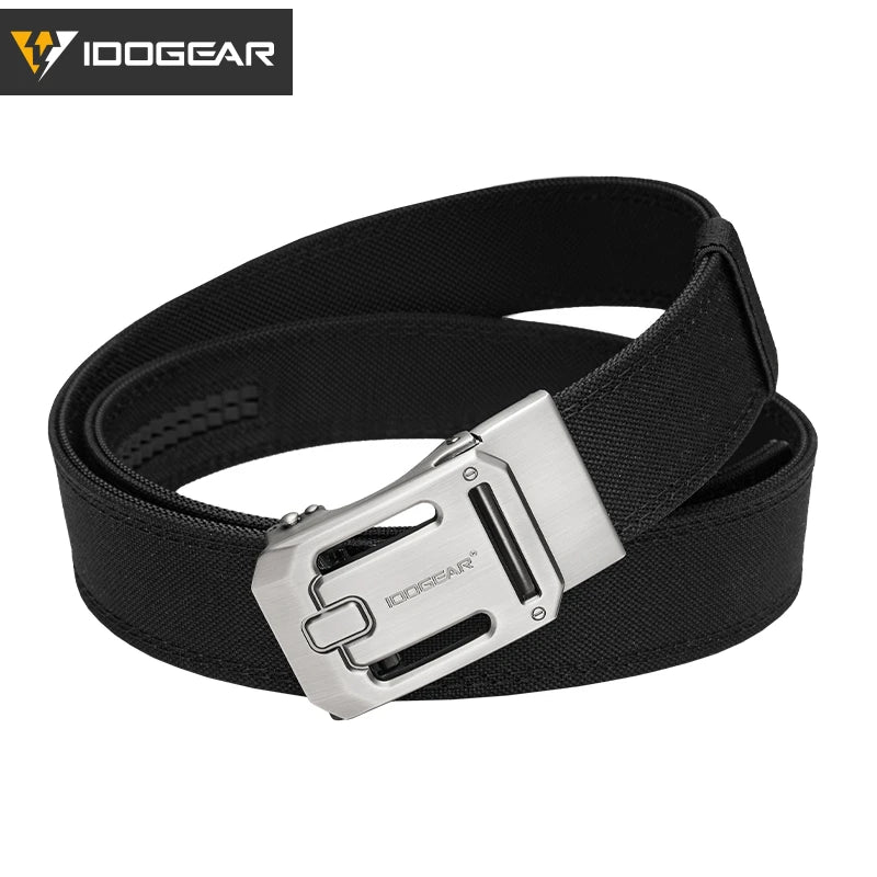 IDOGEAR SPORTS Tactical Ratchet Belt 1.5” EDC & CCW Gun Belt For Men Reinforce 1000D Nylon Belt with Adjustable Quick-Release 3447