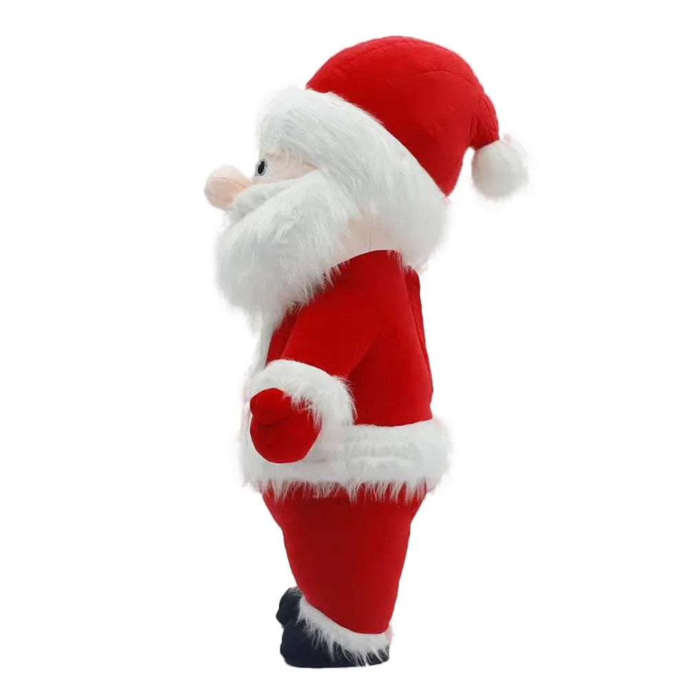 2.6m Santa Claus Snowman Inflatable Costume Mascot Parade Adult Character Cosplay Christmas Party Event Plush Set