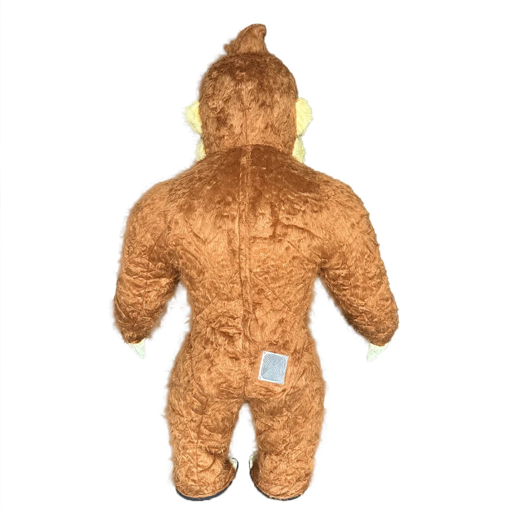 2M Standing Monkey Inflatable Costume with Battery Mascot Adult Role Playing Animal Birthday Halloween Party Event Set