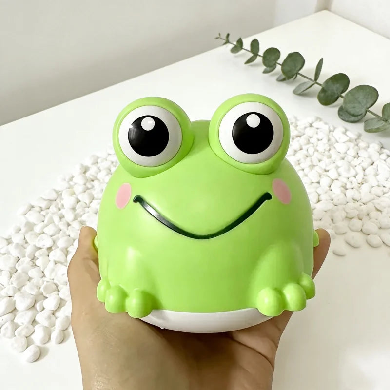 Cute Frog Bath Toys for Toddlers, Soft Water Squirt Toys, Bathtub Shower Pool Beach Play Water Toys for Baby Kids Boys Girls