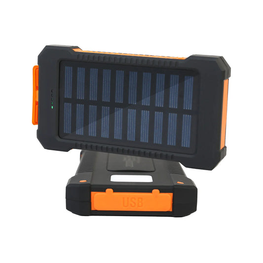 26800mAh Solar Power Bank Large Capacity Portable Outdoor Fast Charging Li-polymer Battery Flashligh for Iphone Android Phones