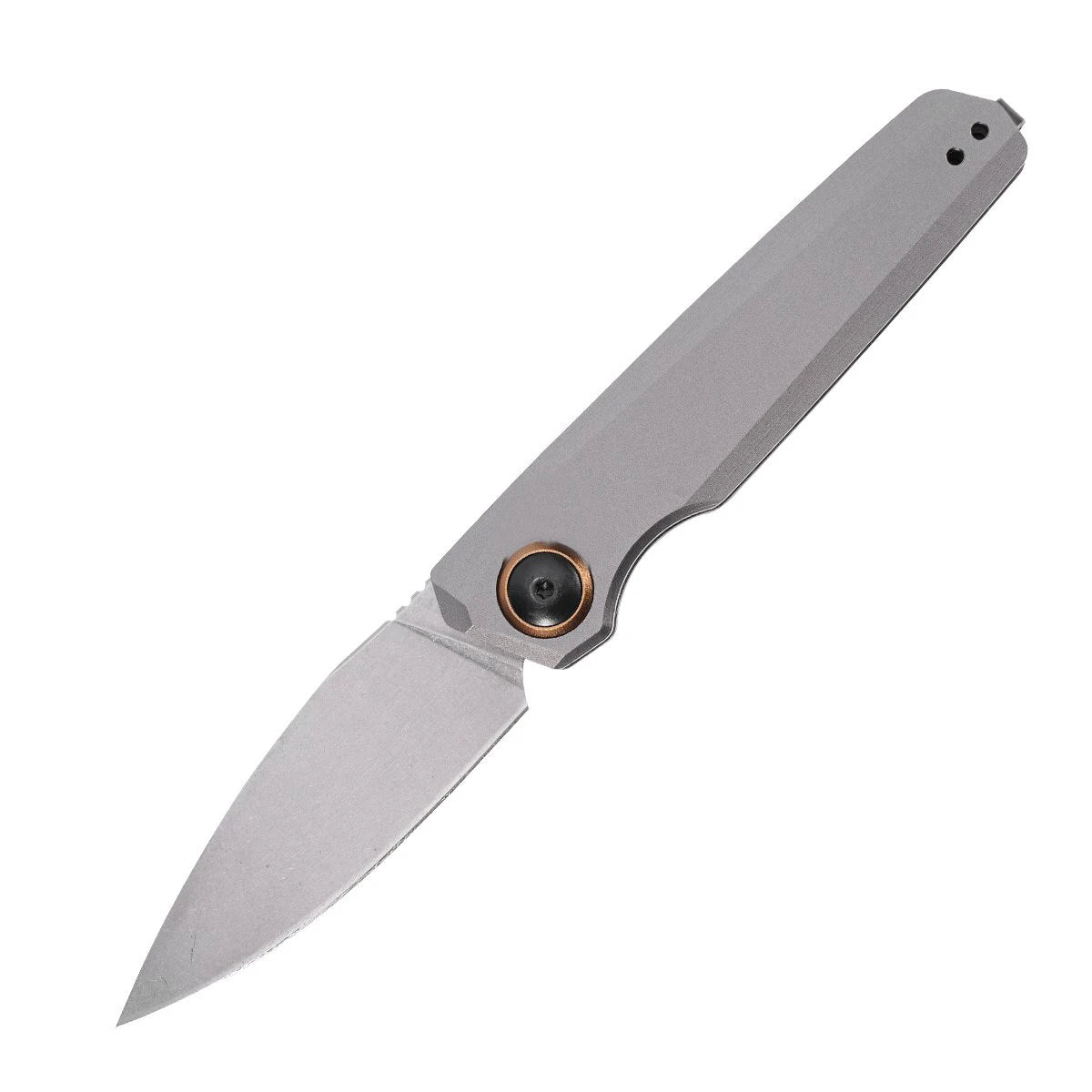 3-inch Folding Pocket Knife CPM-154 Steel Blade Aluminum Handle with Pocket Clip for Outdoor Camping And Everyday Carry