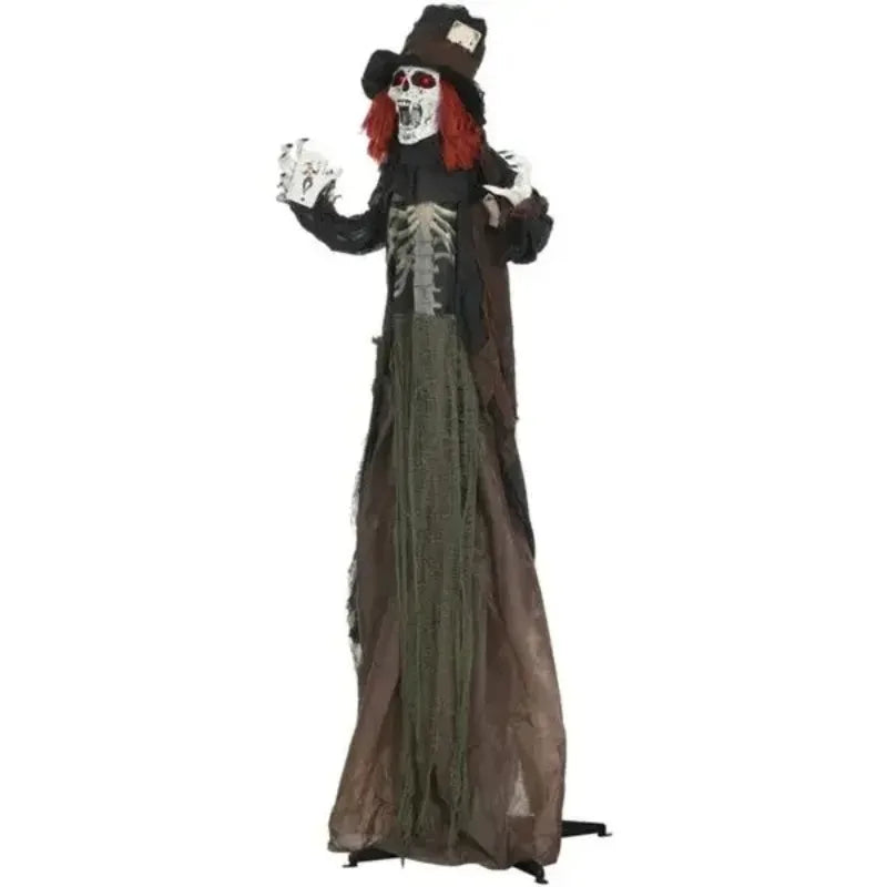 Halloween Decoration - Zombie Design with a Realistic Skeleton Chest and Scary Sharp Teeth