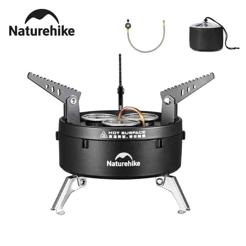 Naturehike Camping IGT Stove Outdoor Foldable Gas Stove Butane Fuel Stove Tourist Gas Burner Picnic Stove Cookware