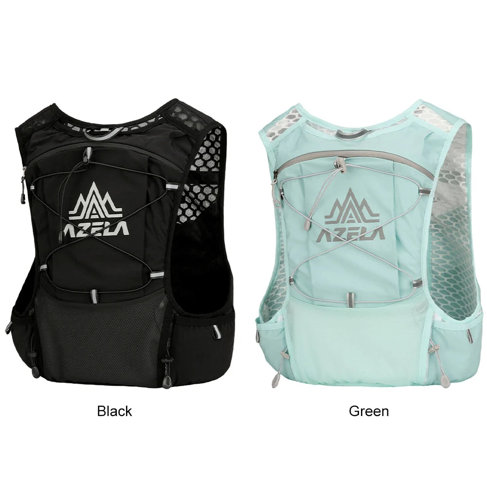 Outdoor Running Hydration Vest Backpack Breathable Water Bladder Bag Daypack for Marathon Cycling Hiking Trail