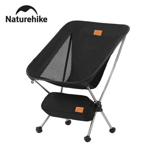 Naturehike Portable Folding Camping Chair Ultralight Backpacking Chair with Anti-Sinking Feet Folding Hiking Fishing Chair