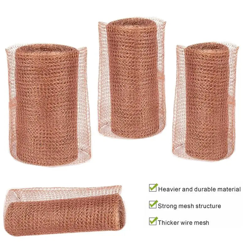 Anti-Pest Copper Mesh Anti-snail Copper Wire Net Signal Shielding Net Rodent Copper Wire Net Wire Protceted Plant Garden 2035