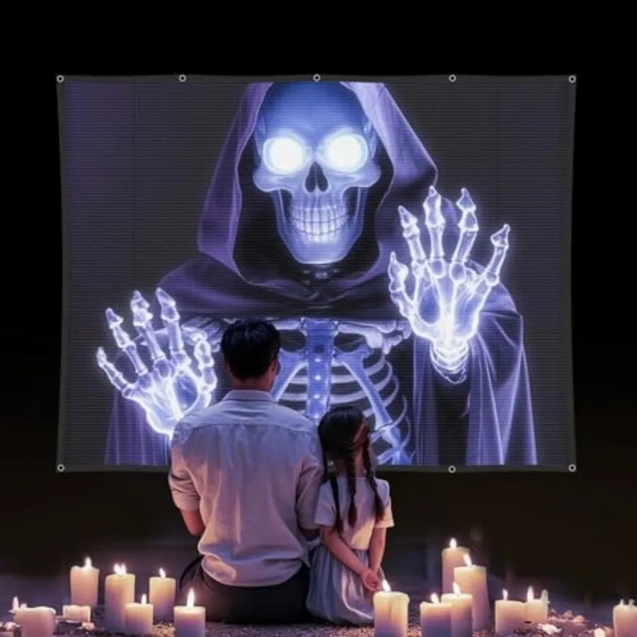 Holographic Rear Projection Screen Material: Indoor Projection Screens 44" x 75" Projectors Halloween Decorations Video Movie N