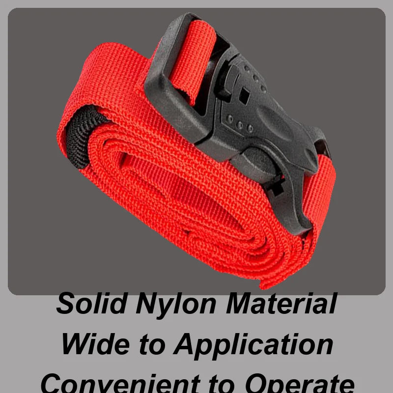 Luggage Belt Strap Nylon Tie Down Straps Adjustable Cargo Safe Belt for Luggage Protection and Easy Identification
