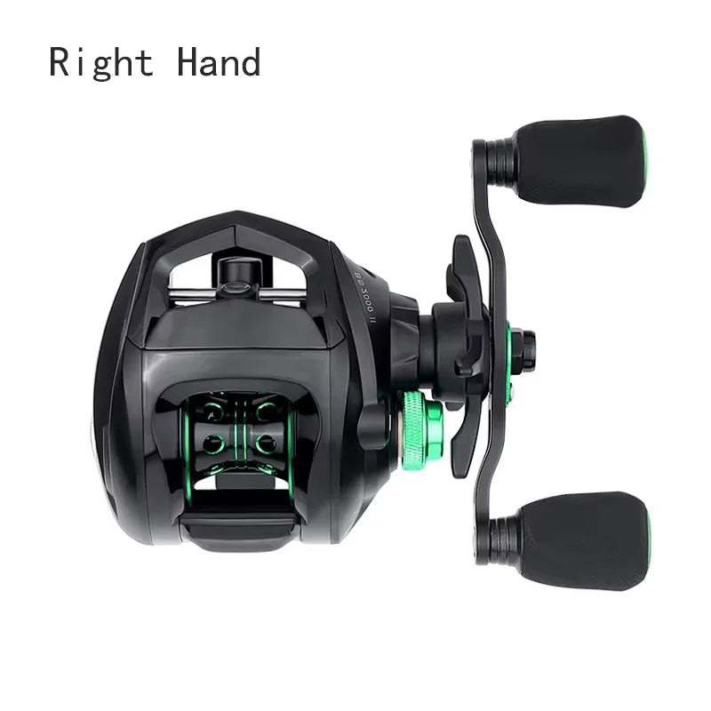 LINNHUE Best Baitcasting Reel BS2000 8.1:1 High Speed Spare Spool Reel Fishing Saltwater Fresh Fishing Casting Fishing Reel